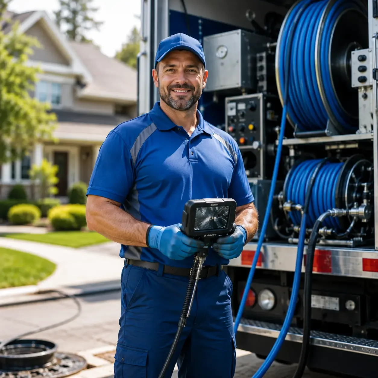 Local outdoor drain cleaning specialists in Conover, OH